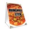 Signmission Brunswick Stew, 36 Inch x 24 Inch A-frame Yard Sign, Plastic Sign SBC-2436-Brunswick Stew - alternate 1