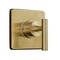 Kingston Brass Single-Handle Three-Way Diverter Valve with Square Trim Kit, Brushed Brass KS3047CML - alternate 1