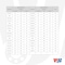 Wjb Bearings 6300 Series Double Shielded, Single Row, Deep Groove Radial Ball Bearing - (80x170x39 mm) 6316-ZZ - alternate 5