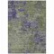 Homeroots 9' X 12' Olive Green And Dark Purple Abstract Washable Indoor Outdoor Area Rug 609365 - alternate 9