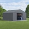 Arrow Classic 12 x 12 x 8 ft Charcoal Steel Storage Shed CLG1212CC - alternate 16