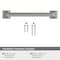 Amerock Ville 5-1/16 inch (128mm) Center-to-Center Satin Nickel Cabinet Pull, 10PK 10VMP36776G10 - alternate 4