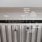 Wrightmaster 28.25 in. 950 CFM Convertible Vent Insert Range Hood in Silver with 4-Speed Levels and Smart Control ZR-CAS28927A - alternate 8