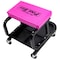 The Original Pink Box Rolling Mechanics Creeper Seat with Tool Tray, Pink PB14MCS - alternate 4
