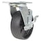 Vestil Glass Filled Nylon Swivel With Brake Caster 6 In. Diameter x 2 In. Width 1200 lb Black CST-VE-6X2GFN-SWB - alternate 1