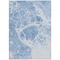 Homeroots 5' X 8' Sky Blue And Denim Blue Nautical Washable Indoor Outdoor Area Rug 581498 - alternate 9