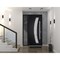 Vdomdoors Steel Door Deux 6500 Black Sidelight Exterior Window Stainless Inserts Single Modern Painted-W36+14 DEUX6500EXD-BLK-W36+14 x H80-Right-hand Inswing - alternate 6