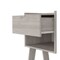 Homeroots 22" Light Gray Wood One Drawer Nightstand 477922 - alternate 7