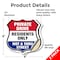 Signmission Private Driveway Shield Sign Private Dri, 6 inch X 6 inch, Vinyl Decal, 2PK SHI-D-2PACK-6-436 - alternate 5