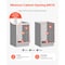 Vevor Double 35QTx2 Pullout Waste Container Under Cabinet Kitchen Trash Can Soft Close CH-LS35L02 - alternate 7