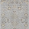 Homeroots 5' X 8' Gray Beige And Ivory Floral Washable Indoor Outdoor Area Rug 605474 - alternate 9