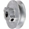 Cdco 5/8" V-Groove Pulley, 5/8" Bore, 2-1/2" OD, 2-1/4" Pitch Dia, 1/2" W x 11/32" Thick Belt, Zinc 250A6 - alternate 15