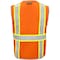 Ironwear Hi-Vis Safety Vest M Class 2 , Zipper 6 Pockets, ID Window 1241-OZ-RD-CID-MD - alternate 4