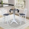 Whitewood Industries Extension Dining Tables, 45 in L, 38 in H, Parawood, 3 Piece Set K05-42DPT-27-S61332 - alternate 6