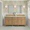 James Martin Vanities Lorelai 72" Double Vanity, Light Natural Oak, w/ 3 CM Tajnar Eclos Top w/FreePower Wireless Charger 424-V72-LNO-FTJR - alternate 9