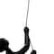 Homeroots 6" X 4" Black Resin Climbing Man Hanging Dimensional Sculpture 293218 - alternate 5
