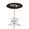 Holland Bar Stool Co 42" Chrome Wake Forest Pub Table, 36" dia. Top L216C4236WakeFr - alternate 1