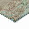 Homeroots 8' Teal Blue And Brown Round Abstract Washable Indoor Outdoor Area Rug 631893 - alternate 7
