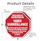 Signmission This Area Is Protected by Video Sur, 6 inch X 6 inch, Vinyl Decal, 2PK OC-D-2PACK-6-316 - alternate 4
