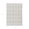 Homeroots 3' X 5' Ivory And Beige Geometric Washable Indoor Outdoor Area Rug 577055 - alternate 8
