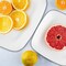 Smarty Had A Party 7.25" Solid White Flat Rounded Square Disposable Plastic Appetizer/Salad Plates (120 Plates), 120PK 4837WH-CASE - alternate 9