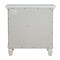Homeroots 28" White Wood Three Drawer Nightstand 399249 - alternate 8