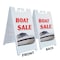 Signmission Boat Sale, A-Frame & 2 Decals Installed, Heavy-Duty Plastic Frame SBHD-D-2436-Boat Sale - alternate 5