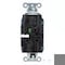 Hubbell Wiring Device-Kellems Straight Blade Receptacle, 5-15R, 15 A, 125V AC, 2 Pole, 3 Wire, Surface Mount, Grounded HBL2152STBLTR - alternate 3