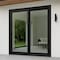 Vdomdoors Patio Exterior Metal-Plastic Sliding Doors / Patio 8177 Matte Black 64" x 80" Right active door / T PATIO8177BLK-6480-LH - alternate 5