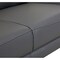Homeroots 87" Dark Gray Italian Leather Solid Wood Sofa 720453 - alternate 9