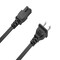 Sanoxy 2 PACK  6ft 18 AWG 2-Slot Polarized Notebook Power Cord IEC320 C7 to NEMA 1-15P SNX-CBL-LDR-PW129-1206 - alternate 2
