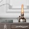 Kings County Tools Oil Lamp 9 in Tall Lantern with Antique-Style Nickel Body & Glass Chimney Decorative Kerosene GW78A05-22 - alternate 8
