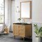 James Martin Vanities Laurent 36" Single Vanity, Light Natural Oak, w/ 3 CM Phantome Eclos Top 545-V36-LNO-3PHT - alternate 9