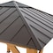 Sunjoy 11' x 11' Outdoor Cedar Framed Hardtop Gazebo with Frosted Polycarbonate Skylight A102007260 - alternate 7