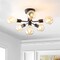 Jonathan Y Marcel 20" 6-Light Globe Farmhouse Modern Iron Bistro LED Semi Flush Mount, Oil Rubbed Bronze JYL9541A - alternate 8