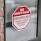 Signmission No Admittance Employees Only Vendor, 4 inch X 4 inch, Vinyl Decal, 2PK OC-D-2PACK-4-74 - alternate 4