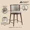 Manhattan Comfort Evalyn Counter Stool  in Stone - Set of 3 3-CS021-ST - alternate 8