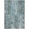 Homeroots 8' X 10' Teal Blue Charcoal And Gray Abstract Washable Indoor Outdoor Area Rug 618784 - alternate 9