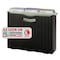 Smead Desktop File Box, 3" Expansion, Letter Size, Black Wave Pattern 71631 - alternate 2