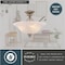 Vaxcel Monrovia 17-in W Brushed Nickel Dual Mount Semi Flush Ceiling Light or Pendant C0310 - alternate 8