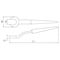 Wright Tool Spud Wrench open end, Black Oxide 1752 - alternate 2
