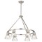 Nuvo Gianna, 6 Light Chandelier, Brushed Nickel Finish, Clear Glass 60/8335 - alternate 8