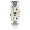 Leviton Electrical Receptacles Hg Dup Rec 20A-125V Back Lt Almond 8300-HT - alternate 1