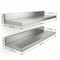 Amgood 24 in. Stainless Steel Wall Shelf (2 Pack) - 24 in. x 8.6 in. x 3.5 in., 2PK AMG DFWS-0824-Z - alternate 6