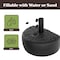 Pure Garden Half Moon 34 lb Weighted Semicircle Umbrella Base 50-LG1211 - alternate 13