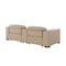 Homeroots 93in Cream and Brown Leather Power Reclining Loveseat With Storage 720538 - alternate 8