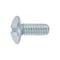 Auveco Slotted Truss Head License Plate Screw 1/4-20 x 5/8in - Zinc, 100PK 23504 - alternate 1