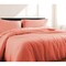 Homeroots Coral King Cotton Blend 300 Thread Count Washable Duvet Cover Set 528517 - alternate 1