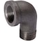 Southland 1 In. 90 Deg. Street Malleable Black Iron Elbow 1/4 Bend 520-305HN - alternate 3