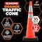 Xpose Safety 36 in Slim Line Orange Traffic Cone, Heavy Duty 12 lb Base, 6 in & 4 in Collar, DOT Approved OTC36SL-64-12L-1-X - alternate 7